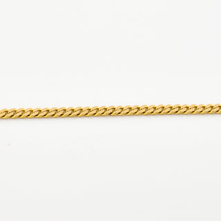 Panzerarmband aus 585 Gelbgold, nachhaltiger second hand Schmuck perfekt aufgearbeitet