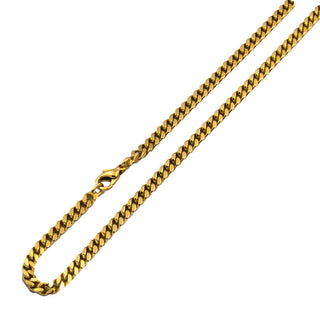 Panzerkette aus 585 Gelbgold, 44cm, nachhaltiger second hand Schmuck perfekt aufgearbeitet