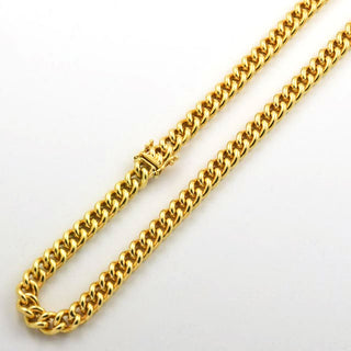 Panzerkette aus 585 Gelbgold, nachhaltiger second hand Schmuck perfekt aufgearbeitet