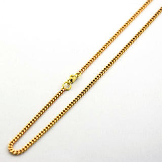 Panzerkette aus 585 Gelbgold, nachhaltiger second hand Schmuck perfekt aufgearbeitet