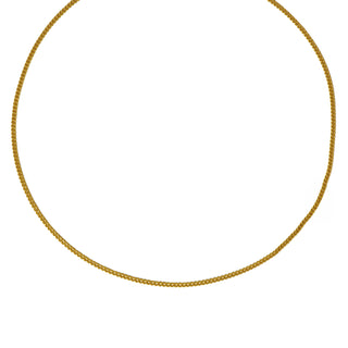 Panzerkette aus 750 Gelbgold, nachhaltiger second hand Schmuck perfekt aufgearbeitet