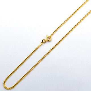 Panzerkette aus 750 Gelbgold, nachhaltiger second hand Schmuck perfekt aufgearbeitet