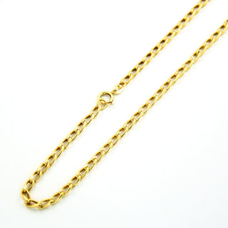 Panzerkette aus 585 Gelbgold, nachhaltiger second hand Schmuck perfekt aufgearbeitet