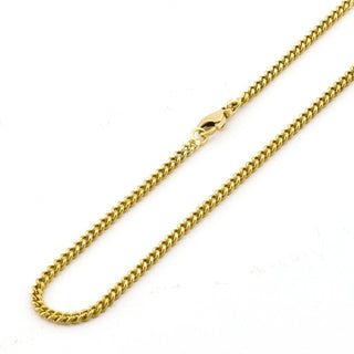 Panzerkette aus 585 Gelbgold, nachhaltiger second hand Schmuck perfekt aufgearbeitet