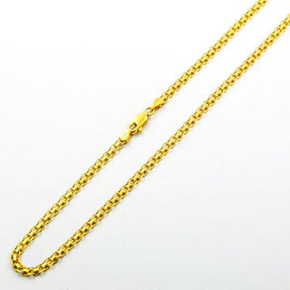 Phantasiekette aus 750 Gelbgold, nachhaltiger second hand Schmuck perfekt aufgearbeitet