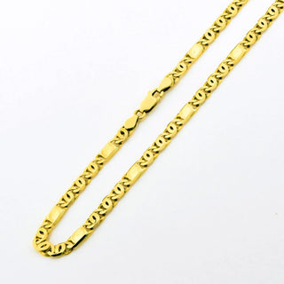 Phantasiekette aus 585 Gelbgold, nachhaltiger second hand Schmuck perfekt aufgearbeitet