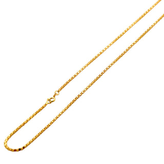 Phantasiekette aus 750 Gelbgold, nachhaltiger second-hand Schmuck perfekt aufgearbeitet