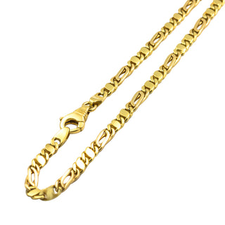 Phantasiekette aus 585 Gelbgold, nachhaltiger second hand Schmuck perfekt aufgearbeitet