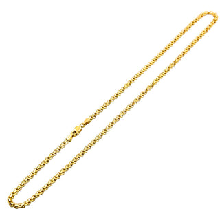 Phantasiekette aus 750 Gelbgold, nachhaltiger second hand Schmuck perfekt aufgearbeitet