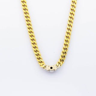 Quinn Brillantcollier aus 585 Gelb- und Weißgold, nachhaltiger second hand Schmuck perfekt aufgearbeitet
