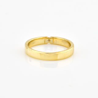 Quinn Brillantring aus 585 Gelbgold, nachhaltiger second hand Schmuck perfekt aufgearbeitet