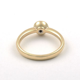 Brillantring aus 750 Gelb- und Weißgold, nachhaltiger second hand Schmuck perfekt aufgearbeitet