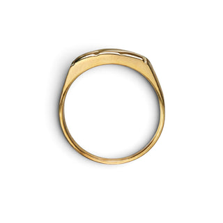 Brillantring aus 585 Gelb- und Weißgold, nachhaltiger second hand Schmuck perfekt aufgearbeitet