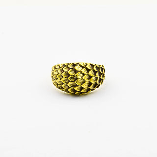 Ring aus 585 Gelbgold, nachhaltiger second hand Schmuck perfekt aufgearbeitet