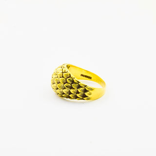 Ring aus 585 Gelbgold, nachhaltiger second hand Schmuck perfekt aufgearbeitet