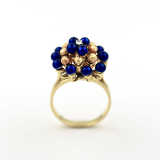 Ring aus 750 Gelbgold, nachhaltiger second hand Schmuck perfekt aufgearbeitet