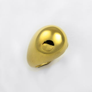 Ring aus 750 Gelbgold, nachhaltiger second hand Schmuck perfekt aufgearbeitet