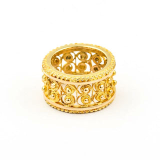 Ring aus 585 Gelbgold, nachhaltiger second hand Schmuck perfekt aufgearbeitet