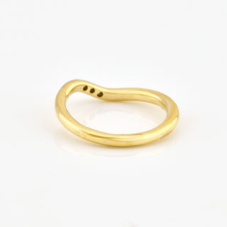 Brillantring aus 585 Gelbgold, nachhaltiger second hand Schmuck perfekt aufgearbeitet