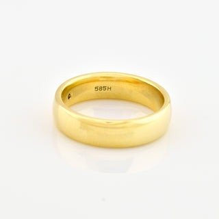 Brillantring aus 585 Gelbgold, nachhaltiger second hand Schmuck perfekt aufgearbeitet