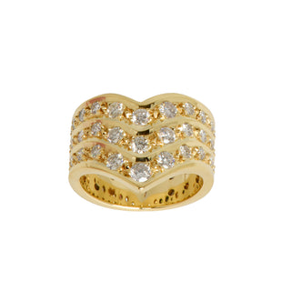 Brillantring aus 585 Gelbgold mit Diamant, nachhaltiger second hand Schmuck perfekt aufgearbeitet