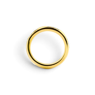 Brillantring aus 750 Gelbgold, nachhaltiger second hand Schmuck perfekt aufgearbeitet
