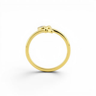 Brillantring aus 585 Gelbgold, nachhaltiger second-hand Schmuck perfekt aufgearbeitet
