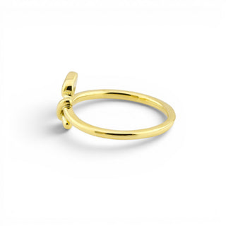 Brillantring aus 585 Gelbgold, nachhaltiger second-hand Schmuck perfekt aufgearbeitet