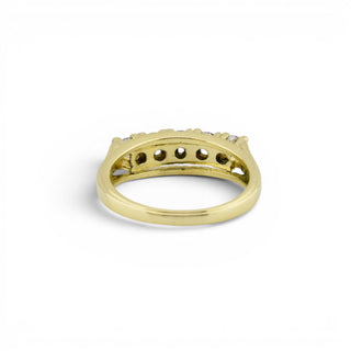 Brillantring aus 585 Gelbgold, nachhaltiger second hand Schmuck perfekt aufgearbeitet