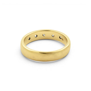 Brillantring aus 750 Gelbgold, nachhaltiger second-hand Schmuck perfekt aufgearbeitet