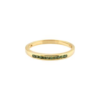 Brillantring aus 585 Gelbgold, nachhaltiger second-hand Schmuck perfekt aufgearbeitet
