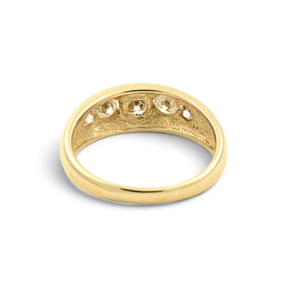 Brillantring aus 585 Gelbgold, nachhaltiger second-hand Schmuck perfekt aufgearbeitet