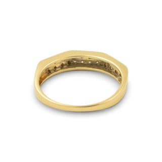 Diamantring aus 585 Gelbgold, nachhaltiger second-hand Schmuck perfekt aufgearbeitet