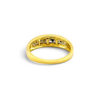 Diamantring aus 585 Gelbgold, nachhaltiger second-hand Schmuck perfekt aufgearbeitet