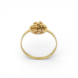 Ring aus 585 Gelbgold, nachhaltiger second hand Schmuck perfekt aufgearbeitet