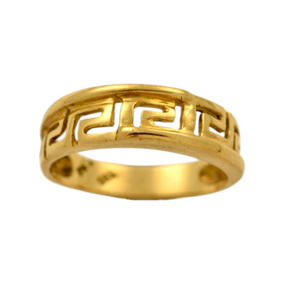Ring aus 585 Gelbgold, nachhaltiger second hand Schmuck perfekt aufgearbeitet