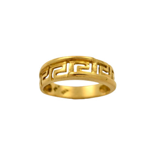 Ring aus 585 Gelbgold, nachhaltiger second hand Schmuck perfekt aufgearbeitet
