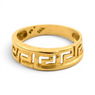 Ring aus 585 Gelbgold, nachhaltiger second hand Schmuck perfekt aufgearbeitet