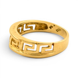 Ring aus 585 Gelbgold, nachhaltiger second hand Schmuck perfekt aufgearbeitet