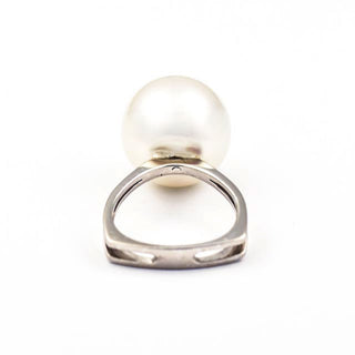 Perlenring aus 750 Gelbgold, nachhaltiger second hand Schmuck perfekt aufgearbeitet