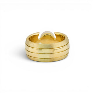 Perlenring aus 585 Gelbgold, nachhaltiger second hand Schmuck perfekt aufgearbeitet
