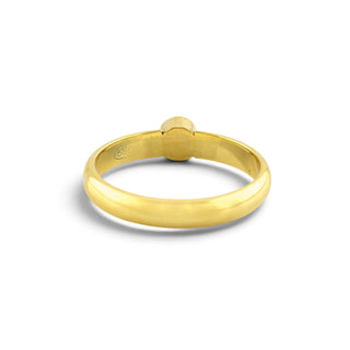 Perlenring aus 585 Gelbgold, nachhaltiger second-hand Schmuck perfekt aufgearbeitet