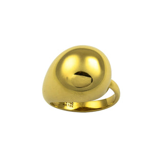 Ring aus 750 Gelbgold, nachhaltiger second hand Schmuck perfekt aufgearbeitet