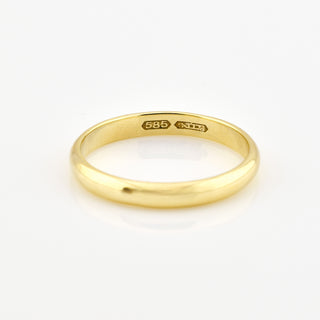 Ring aus 585 Gelbgold, nachhaltiger second hand Schmuck perfekt aufgearbeitet