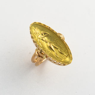 Ring Heiliger aus 750 Gelb- und Roségold, nachhaltiger second hand Schmuck perfekt aufgearbeitet