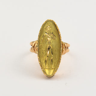 Ring Heiliger aus 750 Gelb- und Roségold, nachhaltiger second hand Schmuck perfekt aufgearbeitet