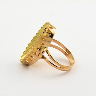 Ring Heiliger aus 750 Gelb- und Roségold, nachhaltiger second hand Schmuck perfekt aufgearbeitet