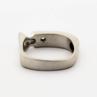 Brillantring aus 950 Platin, nachhaltiger second hand Schmuck perfekt aufgearbeitet