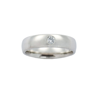 Brillantring aus 950 Platin, nachhaltiger second hand Schmuck perfekt aufgearbeitet