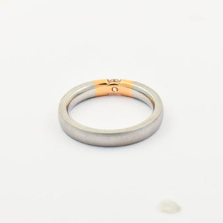 Brillantring aus 950 Platin/Gold, nachhaltiger second hand Schmuck perfekt aufgearbeitet